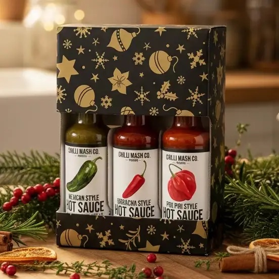 Hot Sauce Lovers Trio | 3x 150ml | Chilli Mash Company | Gift Boxed