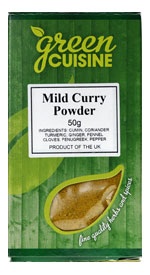 Mild Curry Pulver 50gr