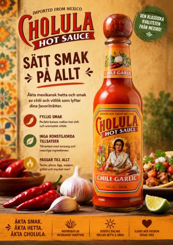 Cholula Chilli Garlic Hot Sauce (150ml)