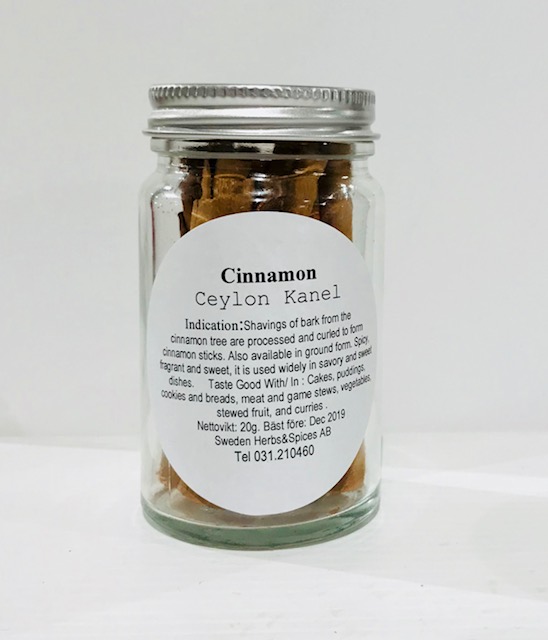 Ceylon Kanel Hel / Cinnamon Whole 20g