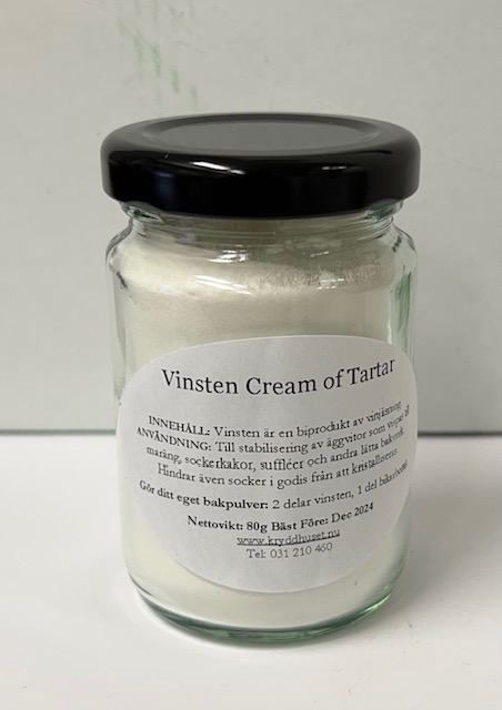 Vinsten Cream of tartar​ 90gr