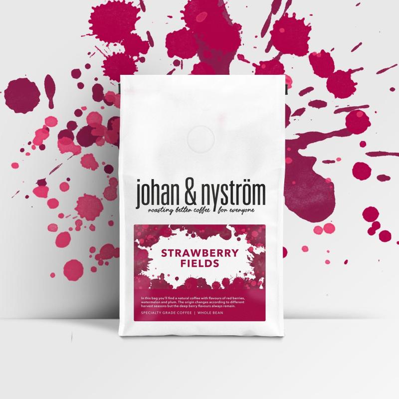 Strawberry Fields Kaffe (hela bönor, 250g)