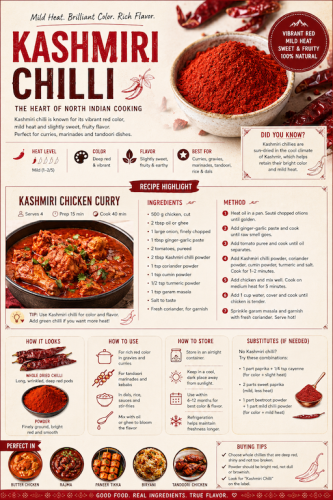 ​Kashmiri Chili Pulver (50g)