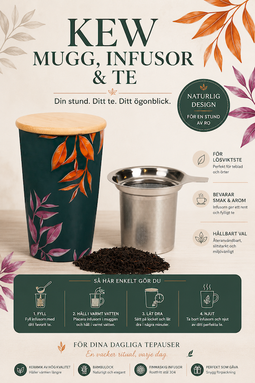 KEW MUGG MED TESIL