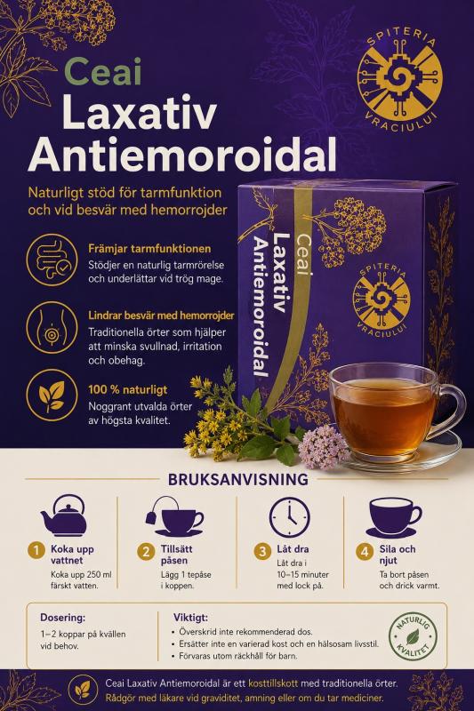 Ceai Laxativ Antiemoroidal