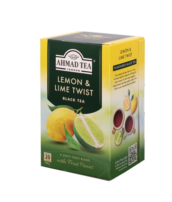 AHMAD TEA Lemon & Lime Twist (20 tepåsar)