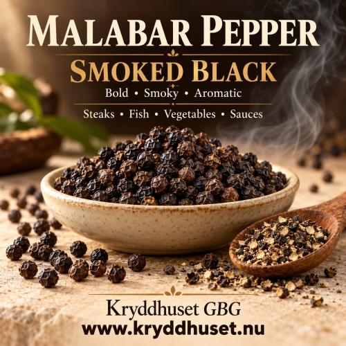 Rökt svart malabarpeppar 50gr