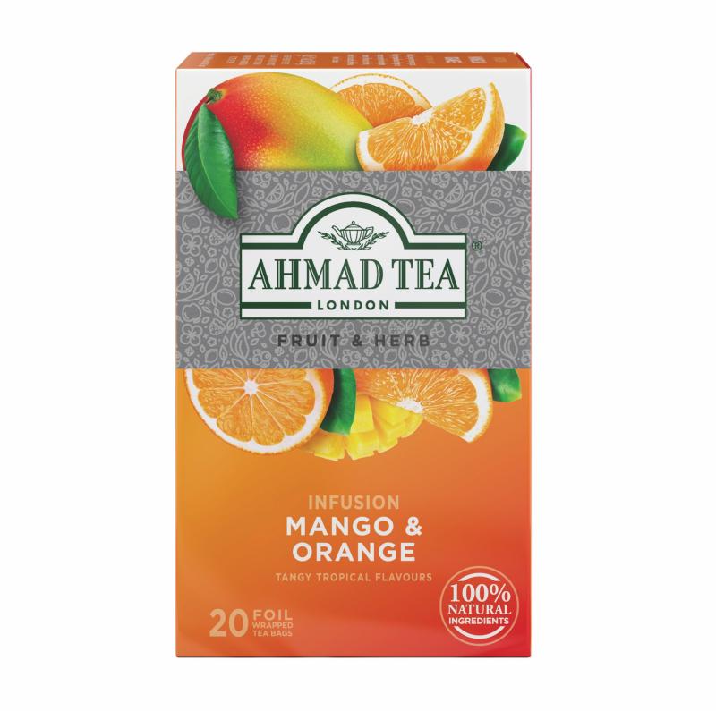 AHMAD TEA Mango & Orange (20 tepåsar)