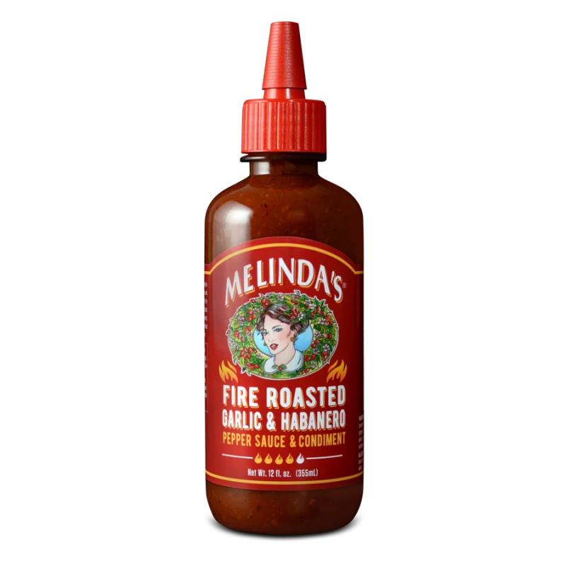 Melinda’s Fire Roasted Garlic & Habanero Pepper Sauce & Condiment (355ml)