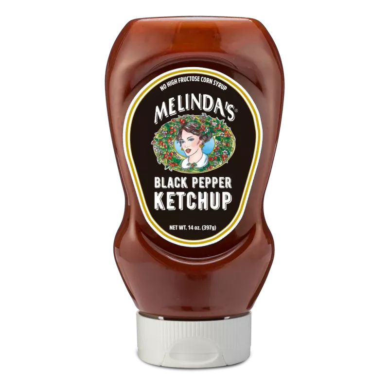 Melinda’s Black Pepper Ketchup (Squeeze)