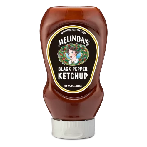 Melinda’s Black Pepper Ketchup (Squeeze)