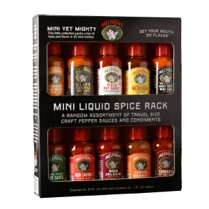Melinda's Mini Liquid Spice Rack (10 miniflaskor)