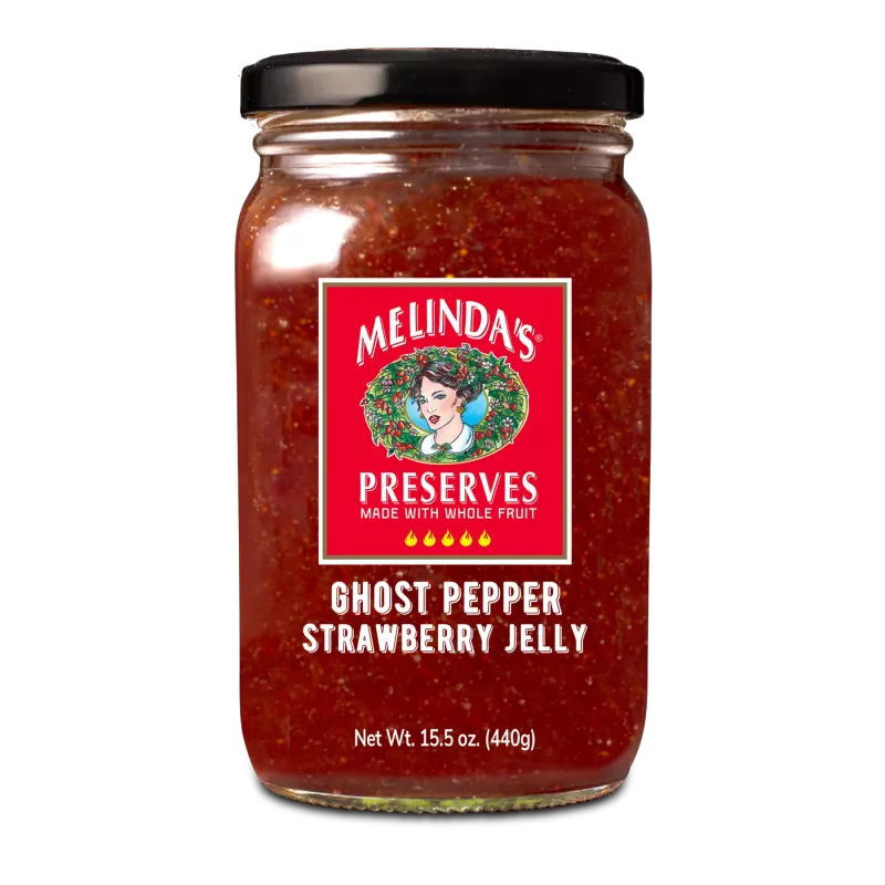 Melinda's Ghost Pepper Strawberry Preserve (440g)