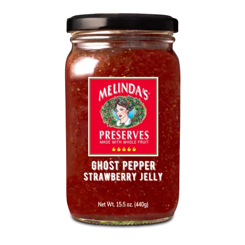 Melinda's Ghost Pepper Strawberry Preserve (440g)