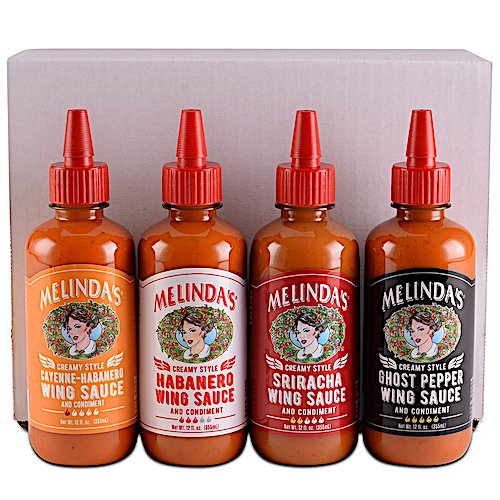 Melinda's Ultimate Wing Box (Cayenne, Habanero, Sriracha, Ghost