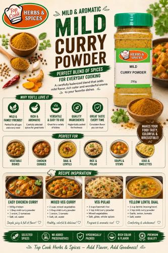 GC Currypulver, Mild (250g)​​