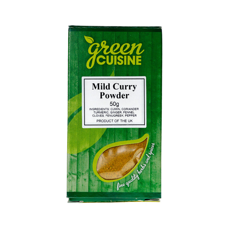 Mild Curry Pulver 50gr