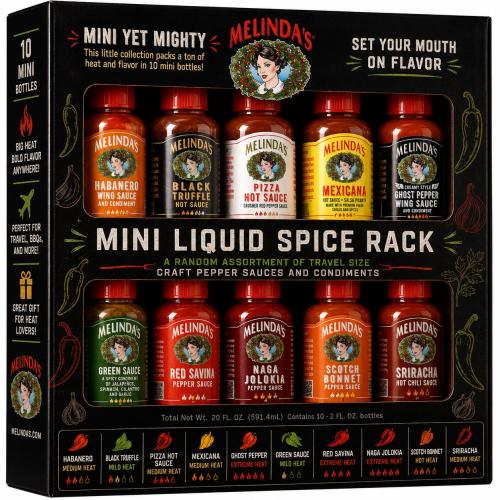 Melinda's Mini Liquid Spice Rack (10 miniflaskor)