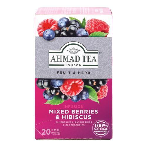 AHMAD TEA Mixed Berries & Hibiscus (20 tepåsar)