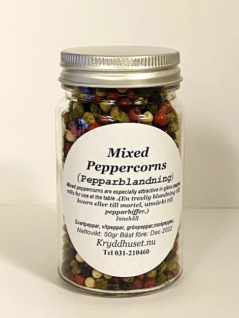 ​Mixed Peppercorns / Pepparblandning 50gr