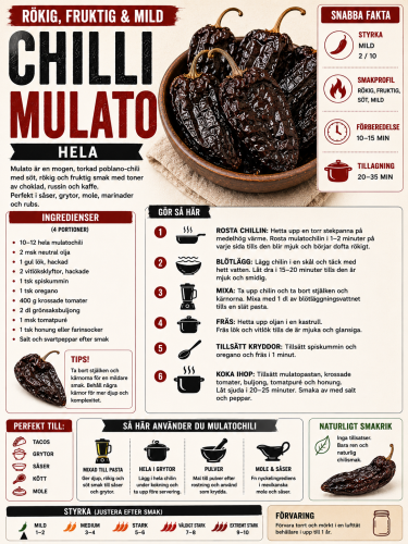 Cool Chile Whole Dried Chile Mulato (50g)