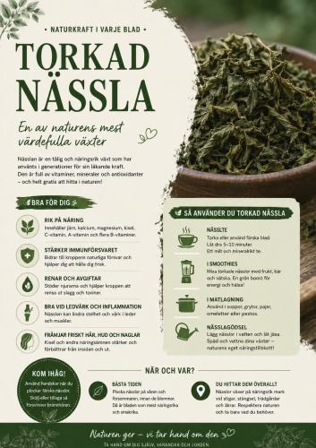 ​  Torkad nässla (Brännässla) 50gr