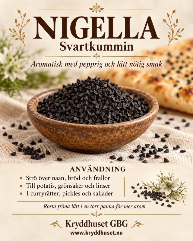 Nigella Svart Kummin 50gr