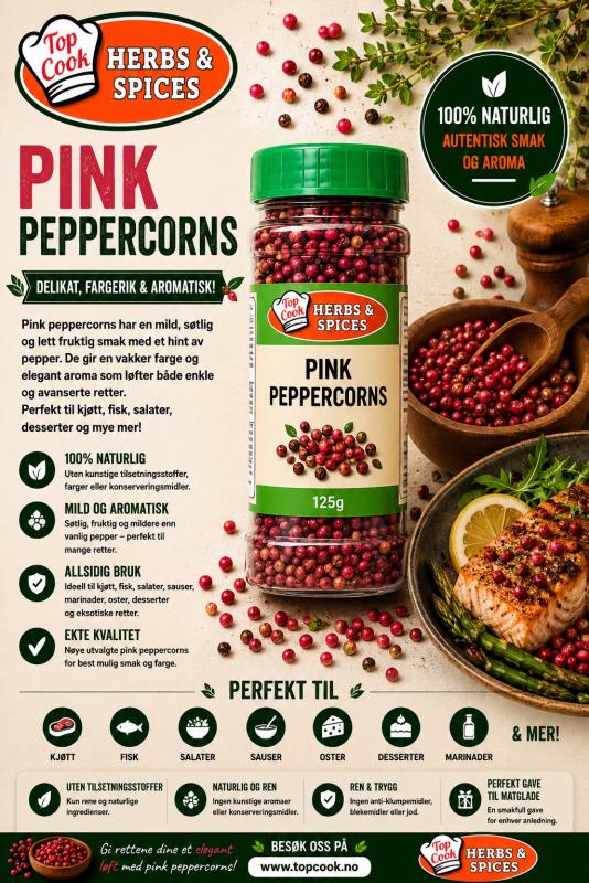 GC Rosépepparkorn (125g)