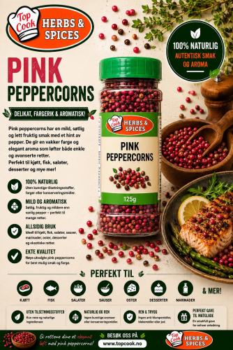 GC Rosépepparkorn (125g)