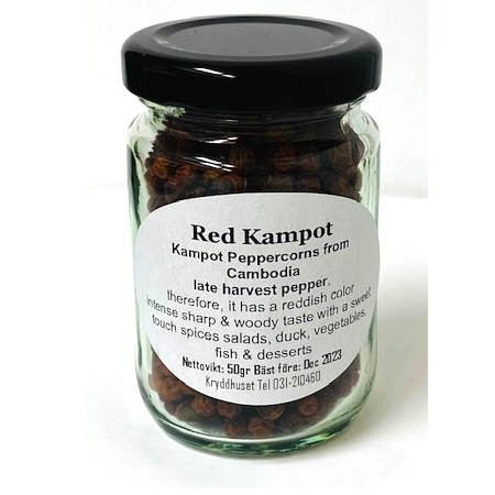 ​Red Kampot Peppercorns 50gr