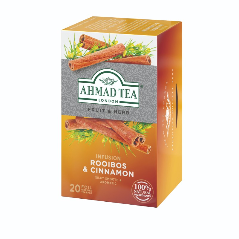 AHMAD TEA Rooibos & Cinnamon (20 tepåsar)