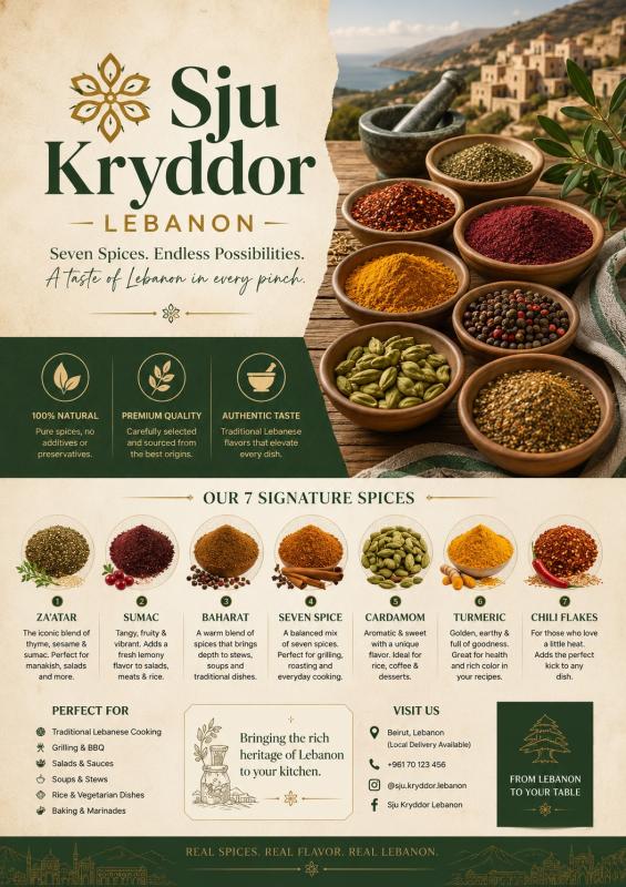 Sju Kryddor från Lebanon 50gr​​​​​​​