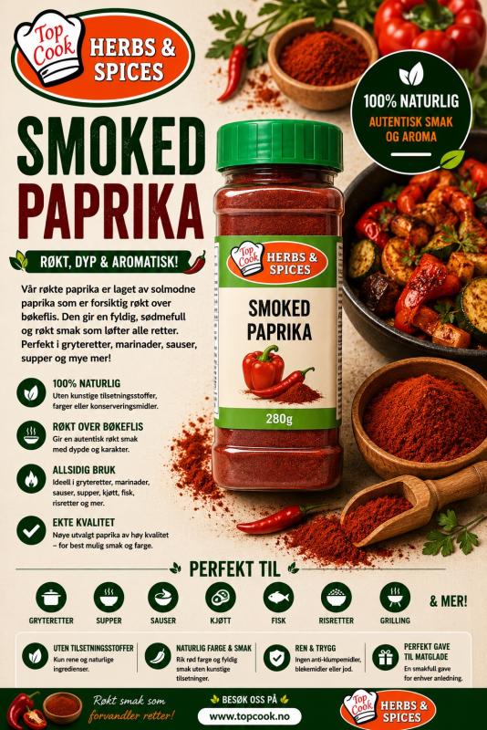 GC Paprika, Rökt (230g)