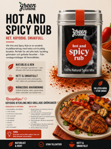 GC Hot And Spicy Rub (65g)