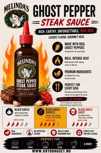 Melinda's Ghost Pepper Steak Sauce (355ml)