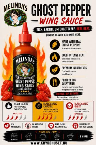 Melinda's Creamy Style Ghost Pepper Wing Sauce (355ml)