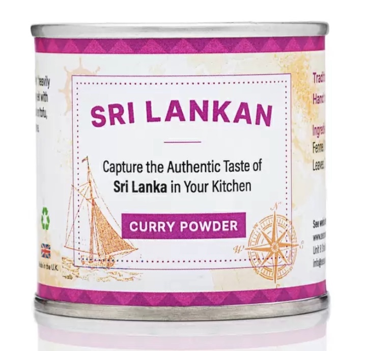 Sri Lankas curry kryddblandning i Burk