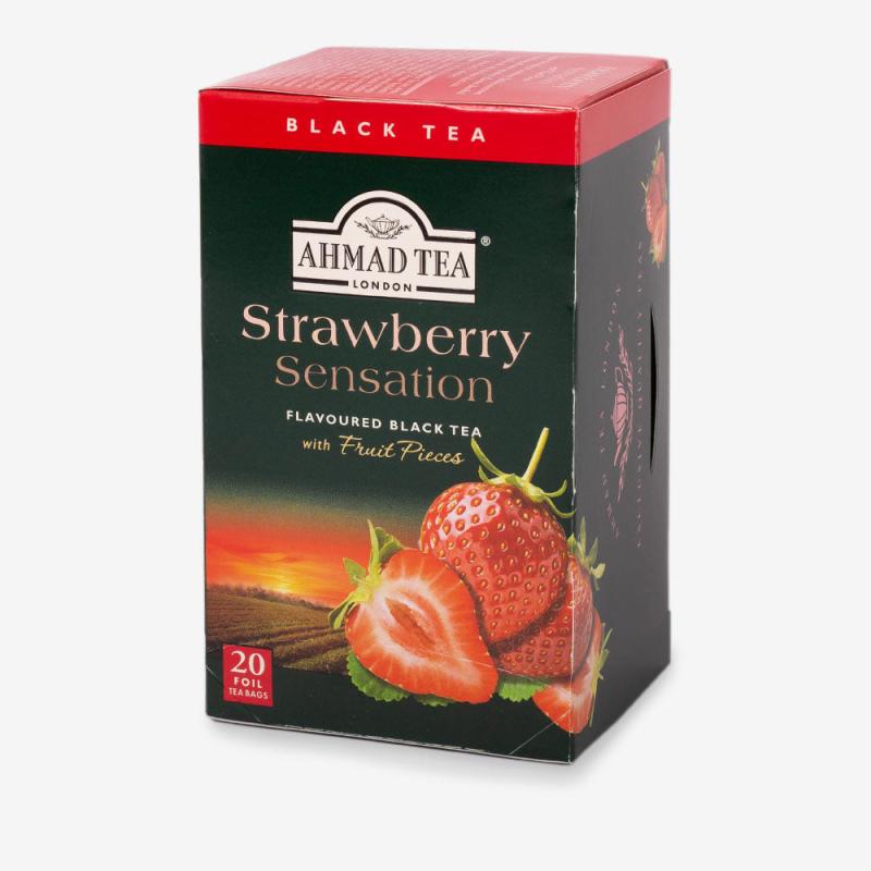 AHMAD TEA Strawberry Sensation (20 tepåsar)