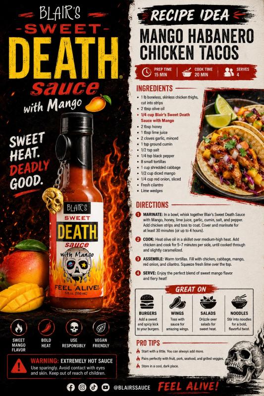 BLAIR’S SWEET DEATH SAUCE