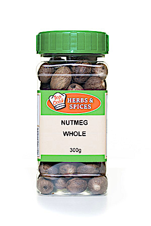 MUSKNÖT HEL / NUTMEG WHOLE 300g