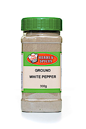 VIT PEPPAR MALEN  / GROUND WHITE PEPPER 300g