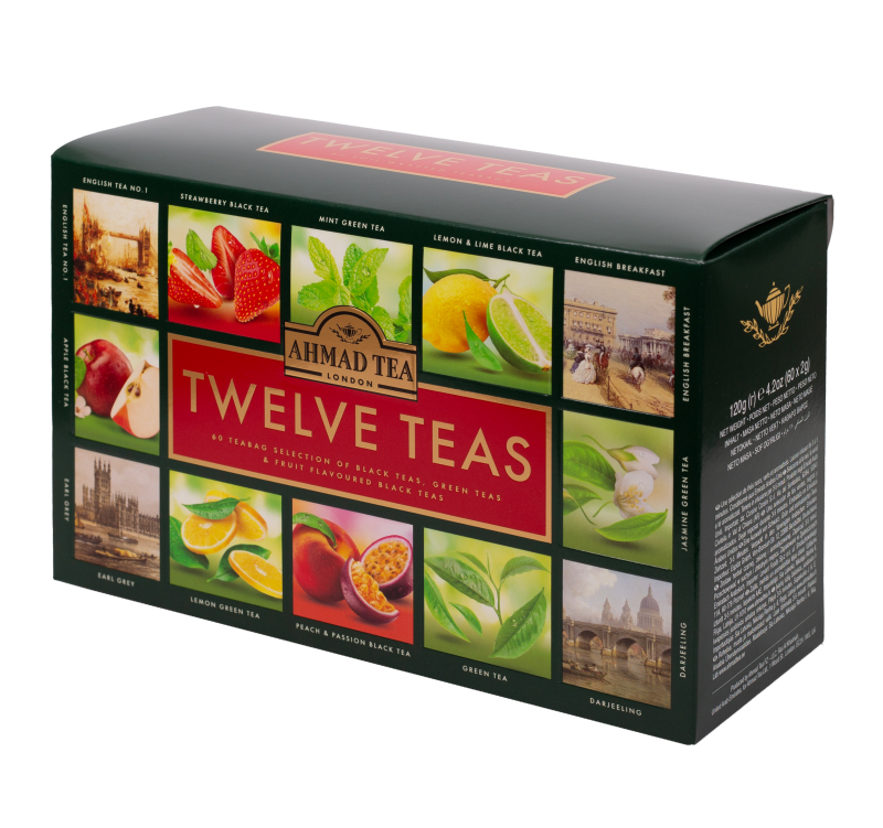 AHMAD TEA Twelve Teas (12x4 tepåsar)