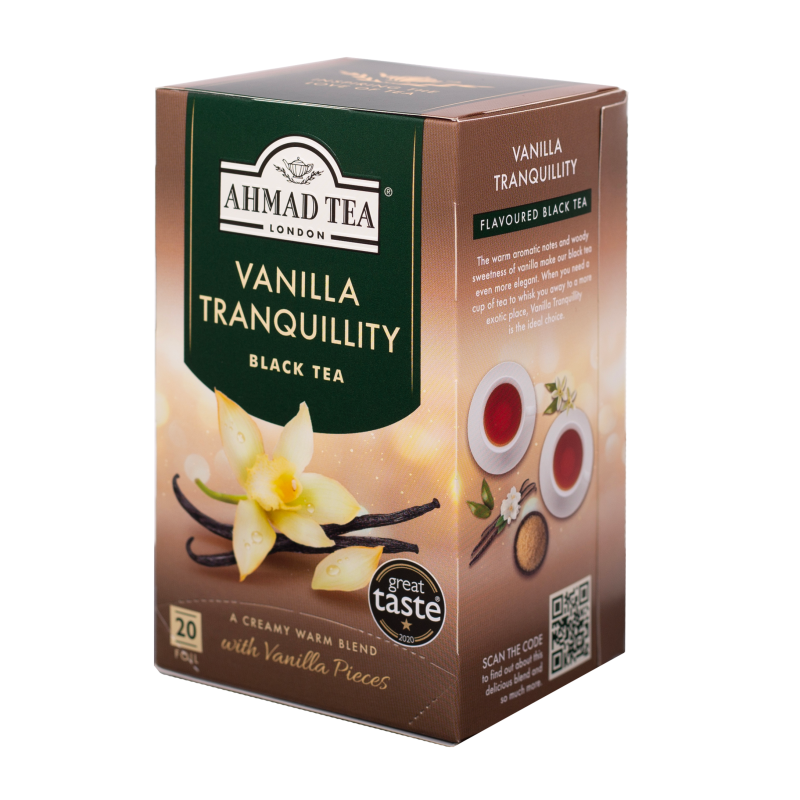 AHMAD TEA Vanilla, Cinnamon & Apple (20 tepåsar)