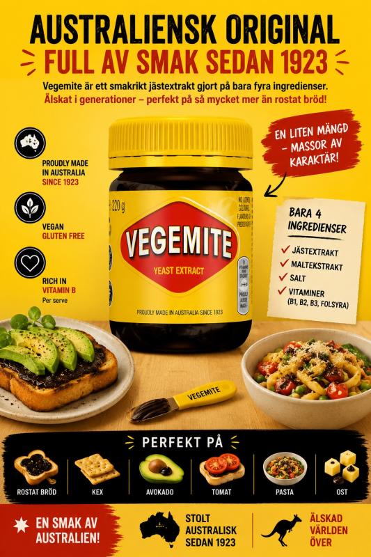 Vegemite Yeast Extract (220g)