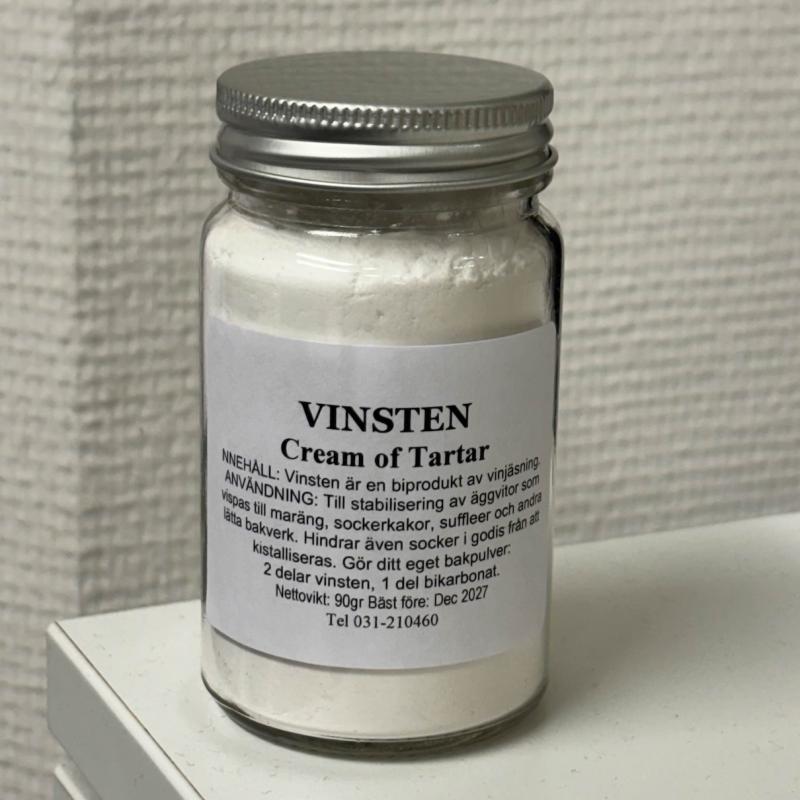 Vinsten Cream of tartar​ 90gr