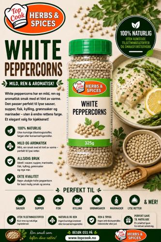 GC Vitpepparkorn (325g)