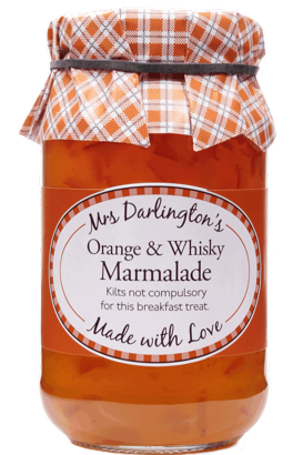 Mrs Darlington's Medium Cut Orange Marmalade With Scotch Whisky 340g