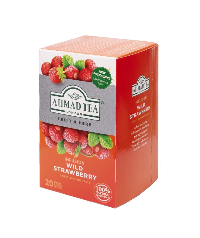 AHMAD TEA Wild Strawberry (20 tepåsar)