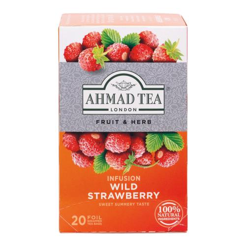 AHMAD TEA Wild Strawberry (20 tepåsar)