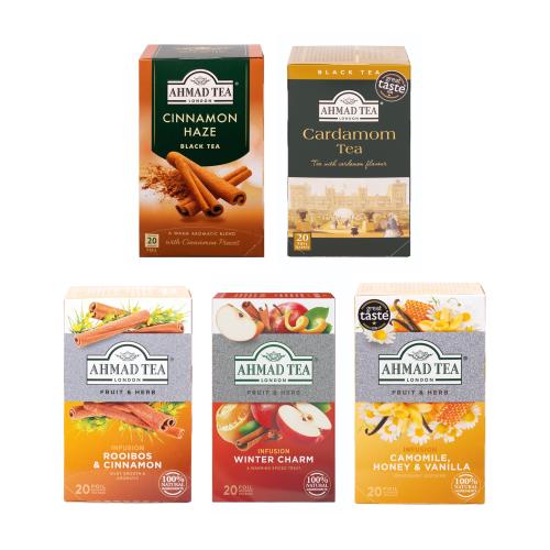 AHMAD TEA Winter Comforts Tea Bundle (5x20 tepåsar)